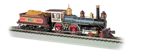 4-4-0 w/Wood Tender Load - Standard DC -- Union Pacific #119 (Russian Iron, black, red, brown)
