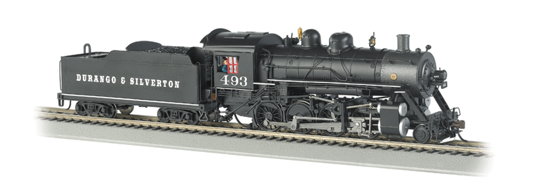 Baldwin 2-8-0 Consolidation w/DCC -- Durango & Silverton #473