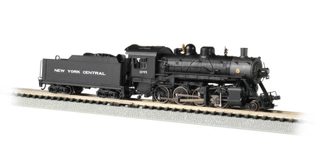 Baldwin 2-8-0 Consolidation - Sound and DCC -- New York Central 1144 (black, graphite)