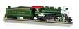 Baldwin 2-6-2 Prairie with Smoke - Standard DC -- Southern Railway (green)