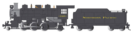 Baldwin 2-6-2 Prairie with Vanderbilt Tender, Smoke - Standard DC -- Northern Pacific #2456 (black, graphite)