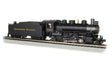 Baldwin 2-6-2 Prairie with Smoke - Standard DC -- Northern Pacific #2463 (black, graphite)