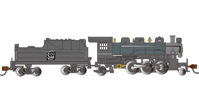 2-6-2 Prairie - Standard DC -- Soo Line #808 (blue, black, graphite)