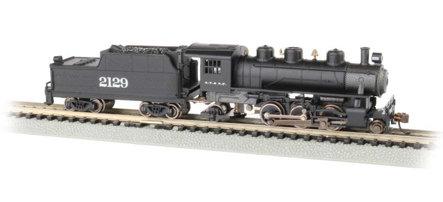2-6-2 Prairie - Standard DC -- Atchison, Topeka & Santa Fe #2129 (black)