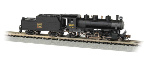 2-6-2 Prairie - Standard DC -- Chicago, Burlington & Quincy #2090 (black, graphite, yellow, red)