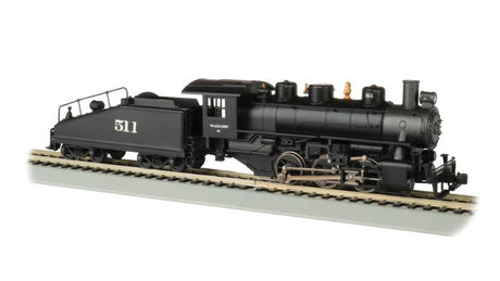 USRA 0-6-0 with Slope-Back Tender - DCC with Smoke -- Wabash #511 (black, graphite)