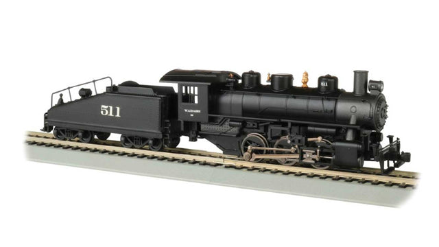 USRA 0-6-0 with Slope-Back Tender - DCC with Smoke -- Wabash #511 (black, graphite)