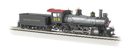 Baldwin 4-6-0 - Standard DC -- Texas & Pacific #316 (black, graphite, gray, tuscan)