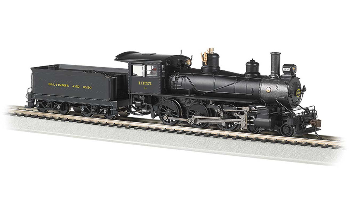 Baldwin 4-6-0 - Standard DC -- Baltimore & Ohio #1355 (black, graphite)