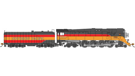 Class GS4 4-8-4 - Standard DC -- Southern Pacific #4449 (Daylight, orange, red, black, Billboard Lettering)