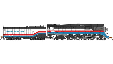 Class GS4 4-8-4 - Standard DC -- American Freedom Train #4449 (white, red, blue, black)