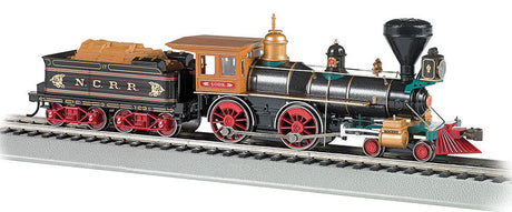 4-4-0 w/Wood Tender Load - Sound & DCC -- North Central Railroad "York"