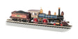 4-4-0 with Coal Tender Load - Sound and DCC -- Union Pacific #119 (Russian Iron; black, red, brown)
