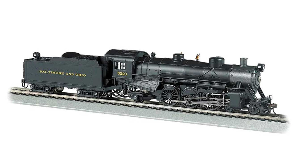 USRA Light 4-6-2 Pacific - Standard DC -- Baltimore & Ohio #5223 (black, graphite)