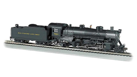 USRA Light 4-6-2 Pacific - Standard DC -- Baltimore & Ohio #5223 (black, graphite)