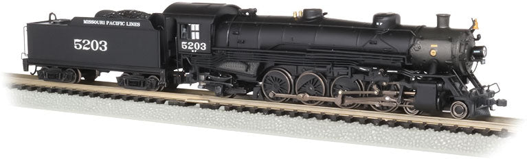 4-8-2 Light Mountain - Sound and DCC -- Missouri Pacific #5203 (black, graphite)