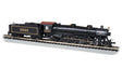 4-8-2 Light Mountain - Sound and DCC -- St. Louis-San Francisco 1501 (black, graphite, Frisco on Cab)