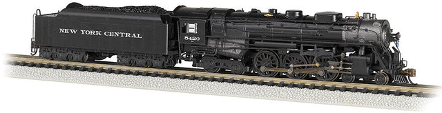 4-6-4 Hudson - Sound and DCC -- New York Central #5420 (As-Delivered; black, Graphite; Roman Lettering)