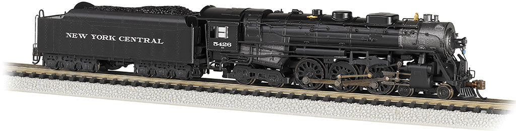 4-6-4 Hudson - Sound and DCC -- New York Central #5426 (As-Delivered; black, graphite; Roman Lettering)