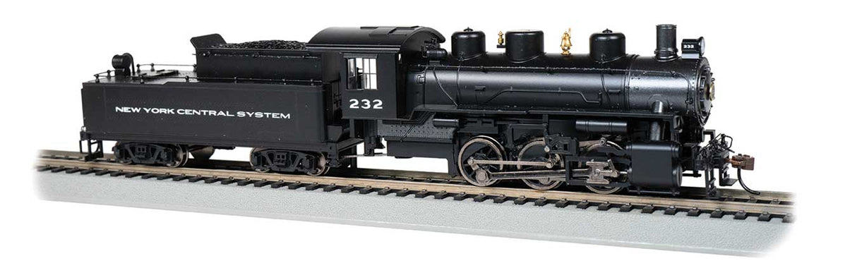 USRA 0-6-0 - Sound and DCC -- New York Central #232 (black, graphite; System Lettering)