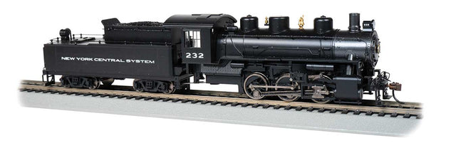 USRA 0-6-0 - Sound and DCC -- New York Central #232 (black, graphite; System Lettering)