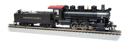 USRA 0-6-0 - Sound and DCC -- Pennsylvania Railroad 8168 (black, graphite, Tuscan)