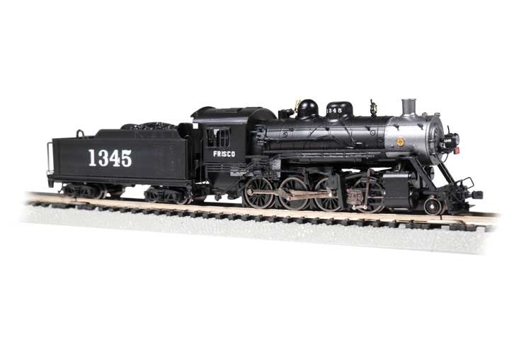 Baldwin 2-8-0 Consolidation - Standard DC -- St. Louis-San Francisco #1354 (black, graphite)