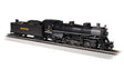 USRA Light 2-8-2 Mikado w/Long Tender - Standard DC -- Nickel Plate #587 (black, graphite)