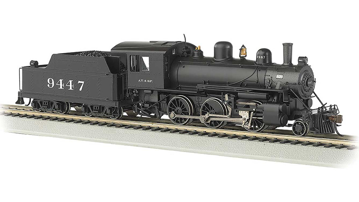 Alco 2-6-0 - Sound and DCC - Sound Value -- Santa Fe 9447 (black)