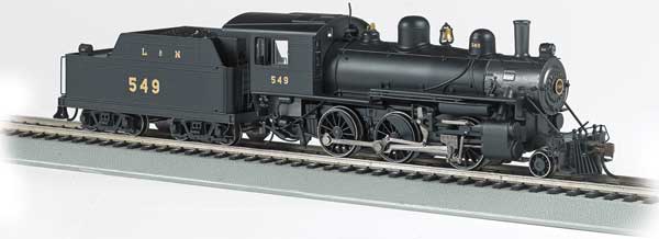 Alco 2-6-0 - Sound and DCC - Sound Value -- Louisville & Nashville 549 (black, graphite)