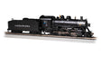 2-8-0 Consolidation - Sound and DCC - Sound Value -- Delaware, Lackawanna & Western 369 (black, graphite)