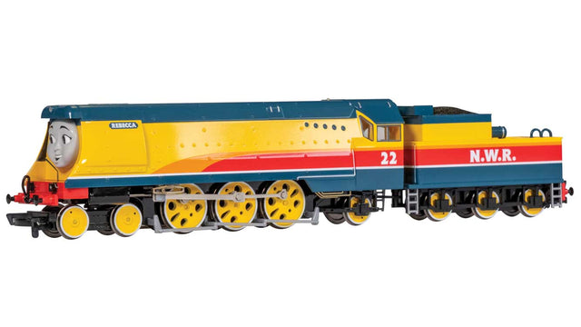 Thomas & Friends(TM) Locomotive -- North Western Railway #22 "Rebecca" (yellow, purple, gray)