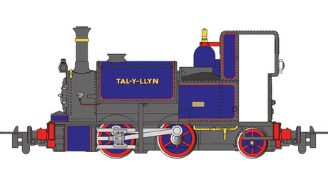 Fletcher, Jennings & Co. 0-4-2ST - Standard DC -- Talyllyn (blue, black)