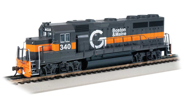 EMD GP40 - DCC -- Guilford/Boston & Maine #340 (gray, orange, white)
