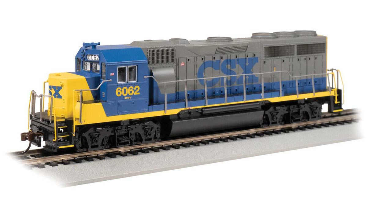 EMD GP40 - DCC -- CSX #6062 (Bright Future, gray, blue, yellow)
