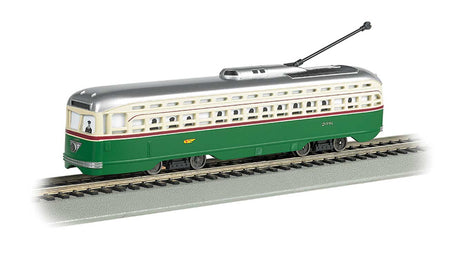 PCC Streetcar - Standard DC -- Philadelphia Transit Company PTC #2334 (green, white)