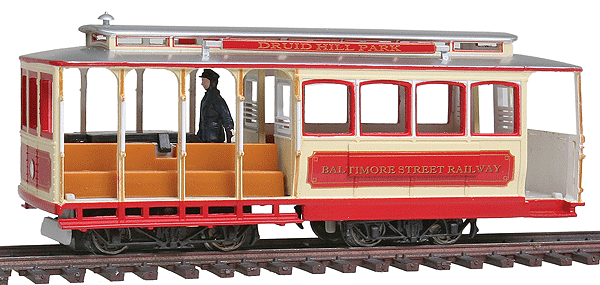 Cable Car - Standard DC -- Baltimore (white, red)