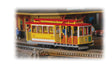 Cable Car with Grip Man - Standard DC -- Powell & Mason Streets #15 (yellow, red)