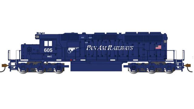 EMD SD40-2 - DCC -- Pan Am Railways #605 (blue, white)