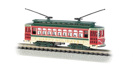 Brill Trolley - Standard DC -- Christmas ("Happy Holidays")-2