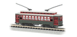 Brill Trolley - Standard DC -- New Orleans - Desire Street (Pullman green, red)