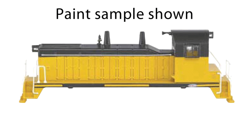 EMD NW2 w/DCC -- Painted, Unlettered (yellow, black)-1