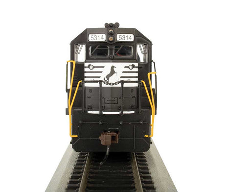 EMD GP38-2 - Standard DC -- Norfolk Southern 5314 (black, white, Horse Head Logo)-3