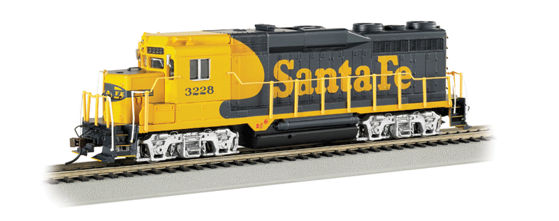 EMD GP30 - Standard DC -- Santa Fe #3228