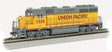 EMD GP40 - Standard DC -- Union Pacific 1356 (Armour Yellow, gray)