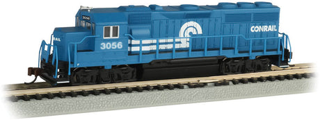 EMD GP40 - Standard DC -- Conrail #3056 (blue, white)
