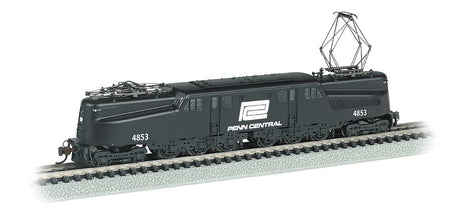 GG1 Electric w/Sound & DCC -- Penn Central #4853 (black, Large Logo)