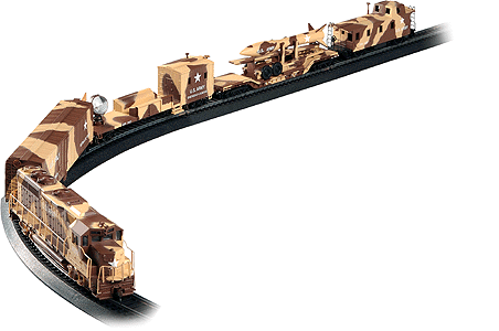 Train Sets w/E-Z Track System -- Desert Forces