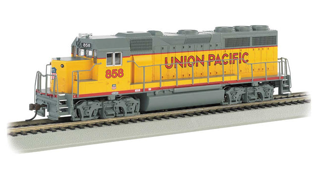 EMD GP40 - Sound and DCC - Sound Value -- Union Pacific 858 (Armour Yellow, gray, red)