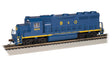 EMD GP40 - Sound and DCC - Sound Value -- Baltimore & Ohio 3684 (blue, yellow)